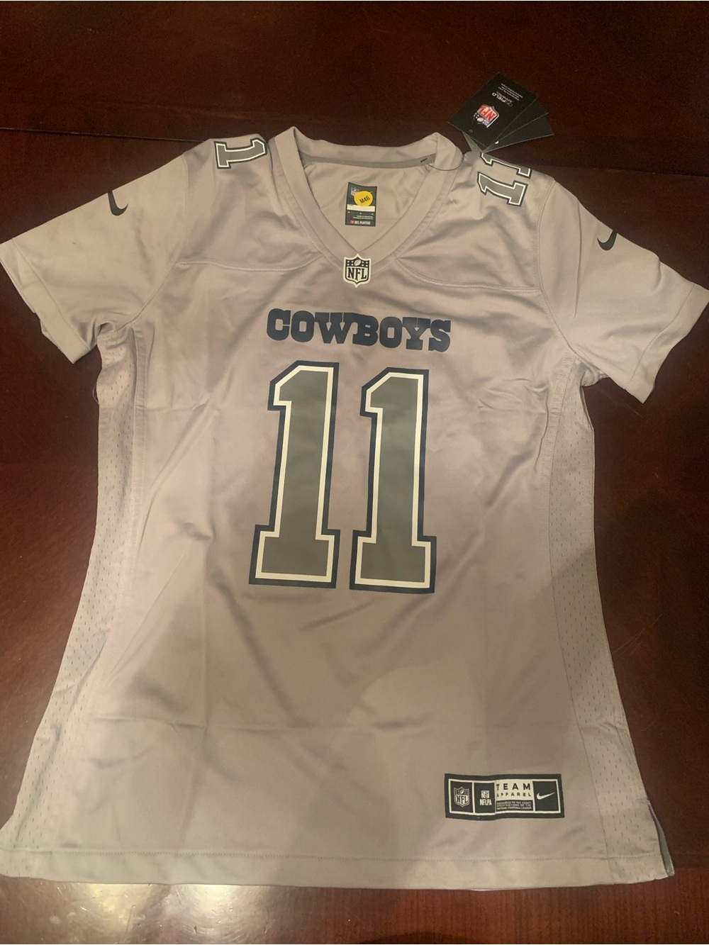 Nike Cowboys #11 Micah Parsons Jersey in Gray